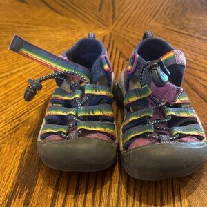 Keen Kids Sandals with Rainbow Straps